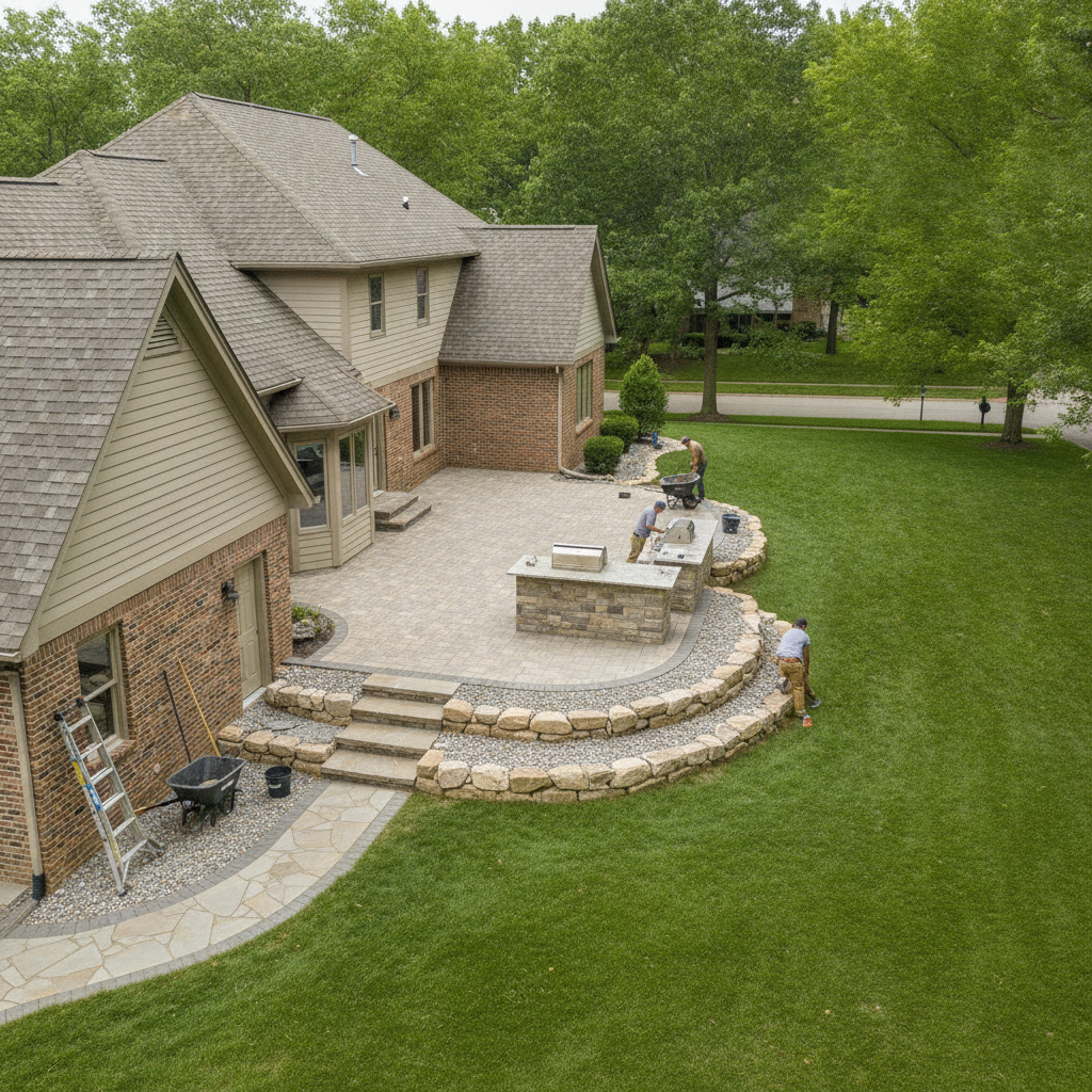 Custom Hardscaping & Natural Stone Patios - GreenThumb Landscapes